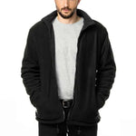 ג'קט פליז דו צדדי - שחור/כחול WORKER