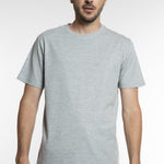 טישירט מידות גדולות - מלאנז' WORKER