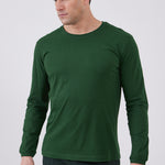 טישירט שרוול ארוך - ירוק בקבוק WORKER