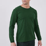 טישירט שרוול ארוך - ירוק בקבוק WORKER