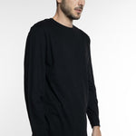 טישירט שרוול ארוך - שחור WORKER