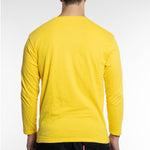 טישירט שרוול ארוך - צהוב WORKER