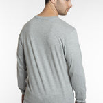 טישירט שרוול ארוך - מלאנז' WORKER