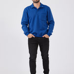 סווטשירט עם צווארון וכיס - רויאל WORKER