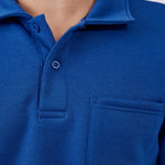 סווטשירט עם צווארון וכיס - רויאל WORKER