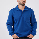 סווטשירט עם צווארון וכיס - רויאל WORKER