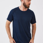 טישירט דרייפיט בשקית - כחול כהה WORKER