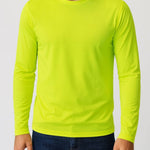 חולצת דרייפיט זוהרת שרוול ארוך - צהוב WORKER