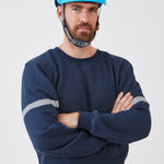 סווטשירט ניקי עם פסים זוהרים WORKER