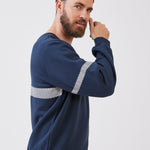 סווטשירט ניקי עם פסים זוהרים WORKER