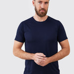 חולצת דרייפיט מרתון - כחול כהה WORKER