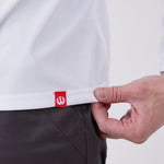 טישירט דרייפיט שרוול ארוך - לבן WORKER