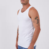 מארז 2 גופיות 100% כותנה - לבן WORKER