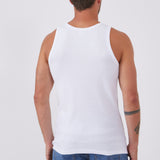 מארז 2 גופיות 100% כותנה - לבן WORKER