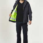 מעיל דו-צדדי עם נראות גבוהה WORKER