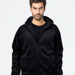 סווטשירט Pro עם רוכסן - שחור WORKER