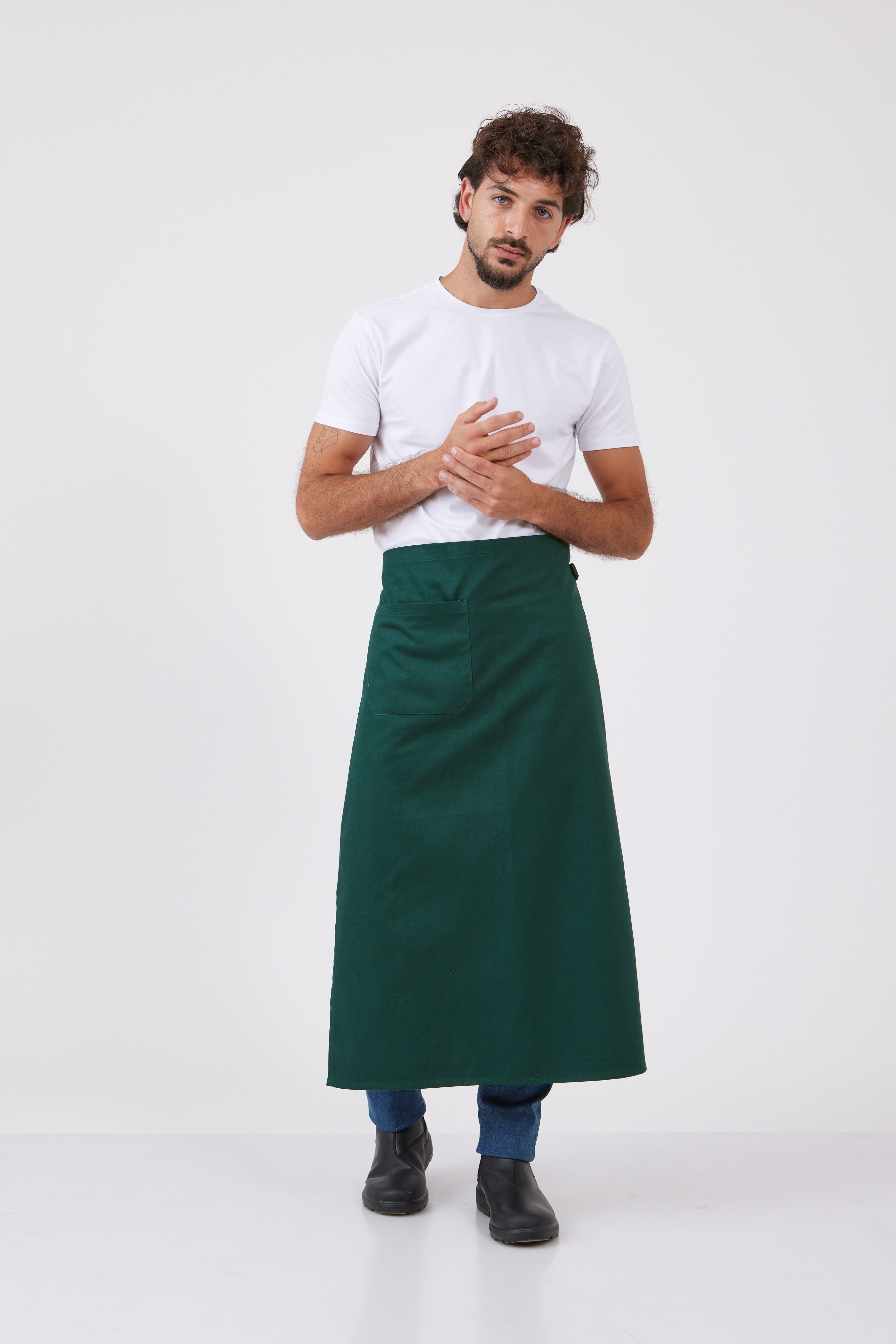 סינר צרפתי - ירוק WORKER