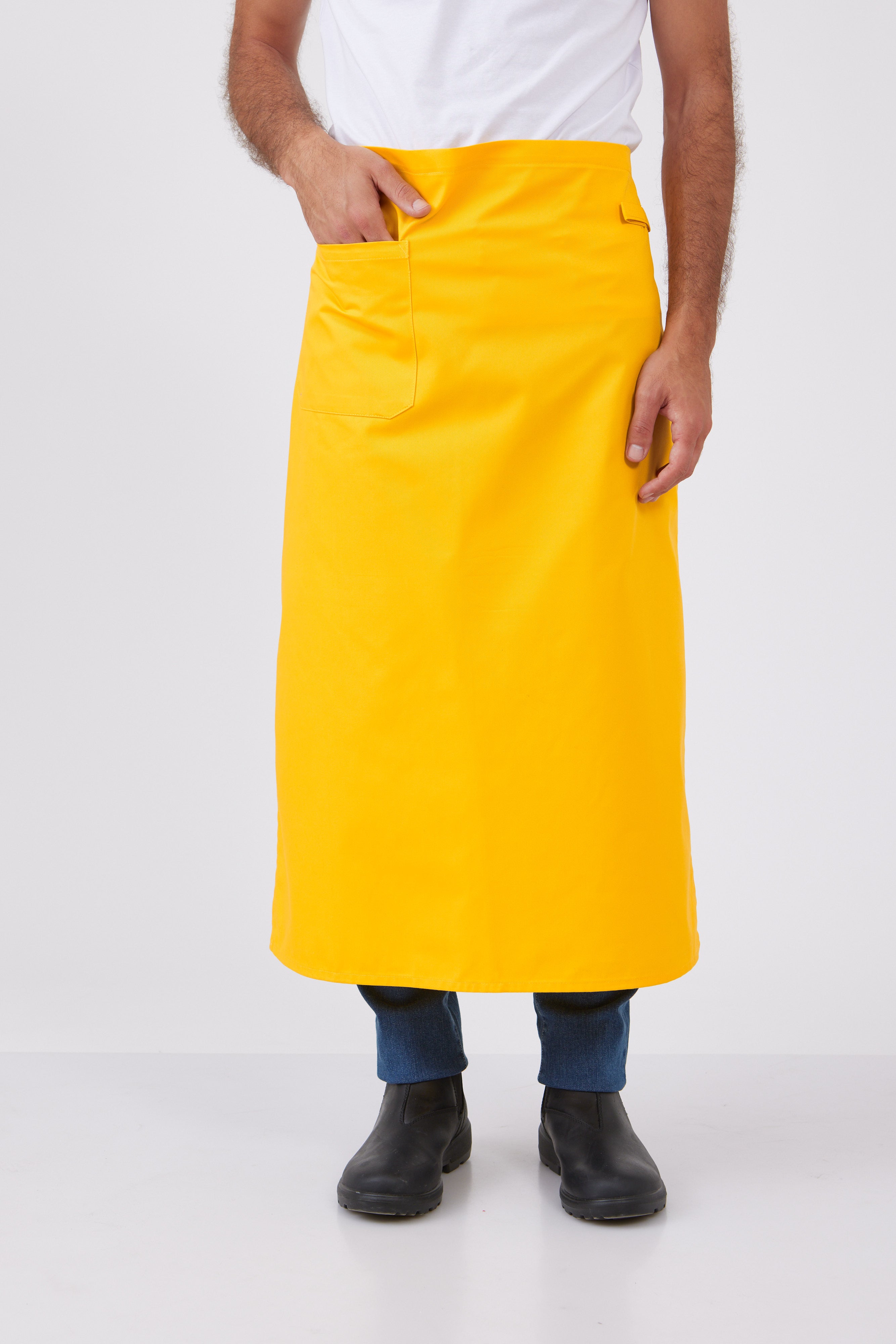 סינר צרפתי - צהוב WORKER