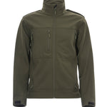 מעיל סופטשל עם כותפות - זית WECAMP