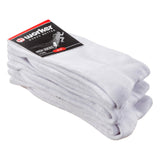 מארז 3 גרבי ספורט גבוהות 43-47 - לבן WORKER