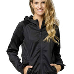 מעיל סופטשל לנשים - שחור WORKER