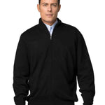 סריג אלגנטי עם רוכסן - שחור WORKER