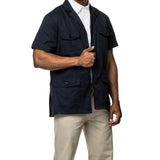 ג'קט ספארי שרוול קצר - שחור WORKER