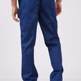 מכנסי עבודה עם גומי מלא - כחול כהה WORKER