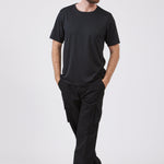 טישירט דרייפיט - שחור WORKER