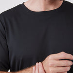 טישירט דרייפיט - שחור WORKER