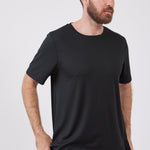 טישירט דרייפיט - שחור WORKER