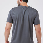 טישירט דרייפיט - אפור עכבר WORKER