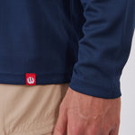 טישירט דרייפיט שרוול ארוך - כחול כהה WORKER