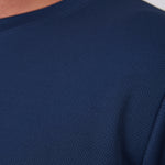 טישירט דרייפיט שרוול ארוך - כחול כהה WORKER