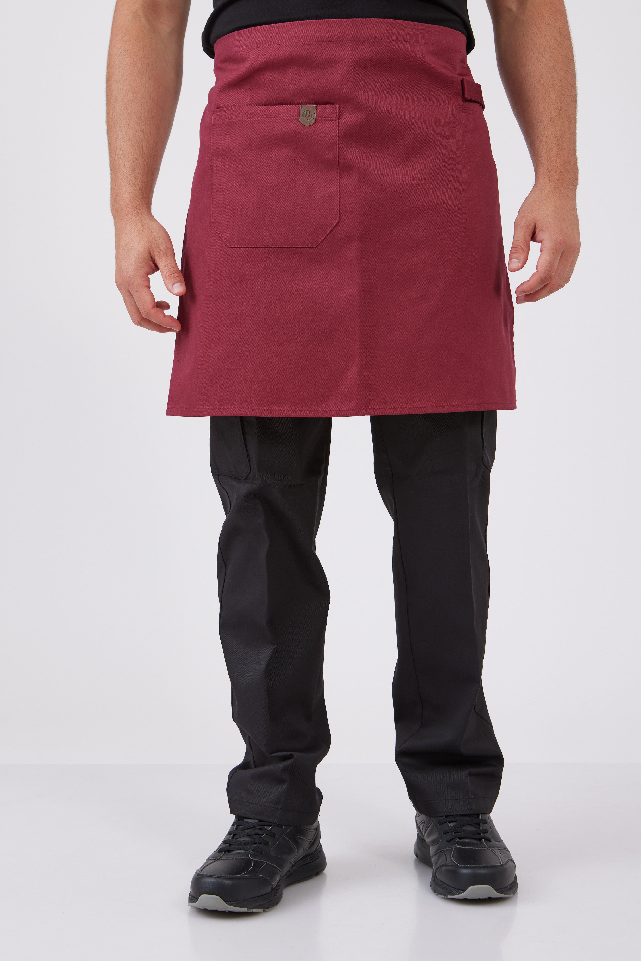 סינר חצי - בורדו WORKER