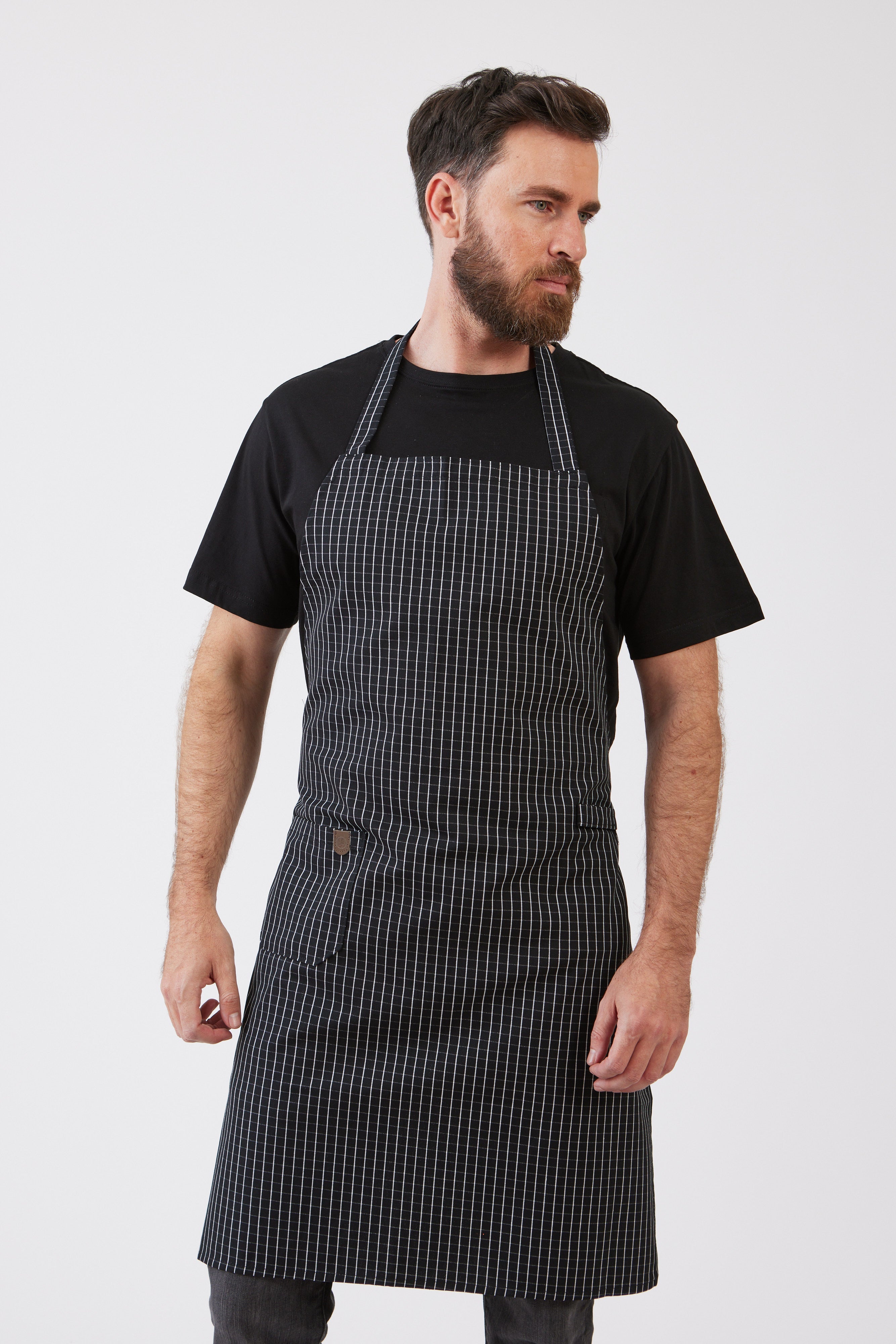 סינר שלם בראסרי - משבצות WORKER