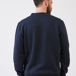 סווטשירט מידות גדולות - כחול כהה WORKER