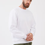 סווטשירט - לבן WORKER