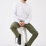 סווטשירט - לבן WORKER