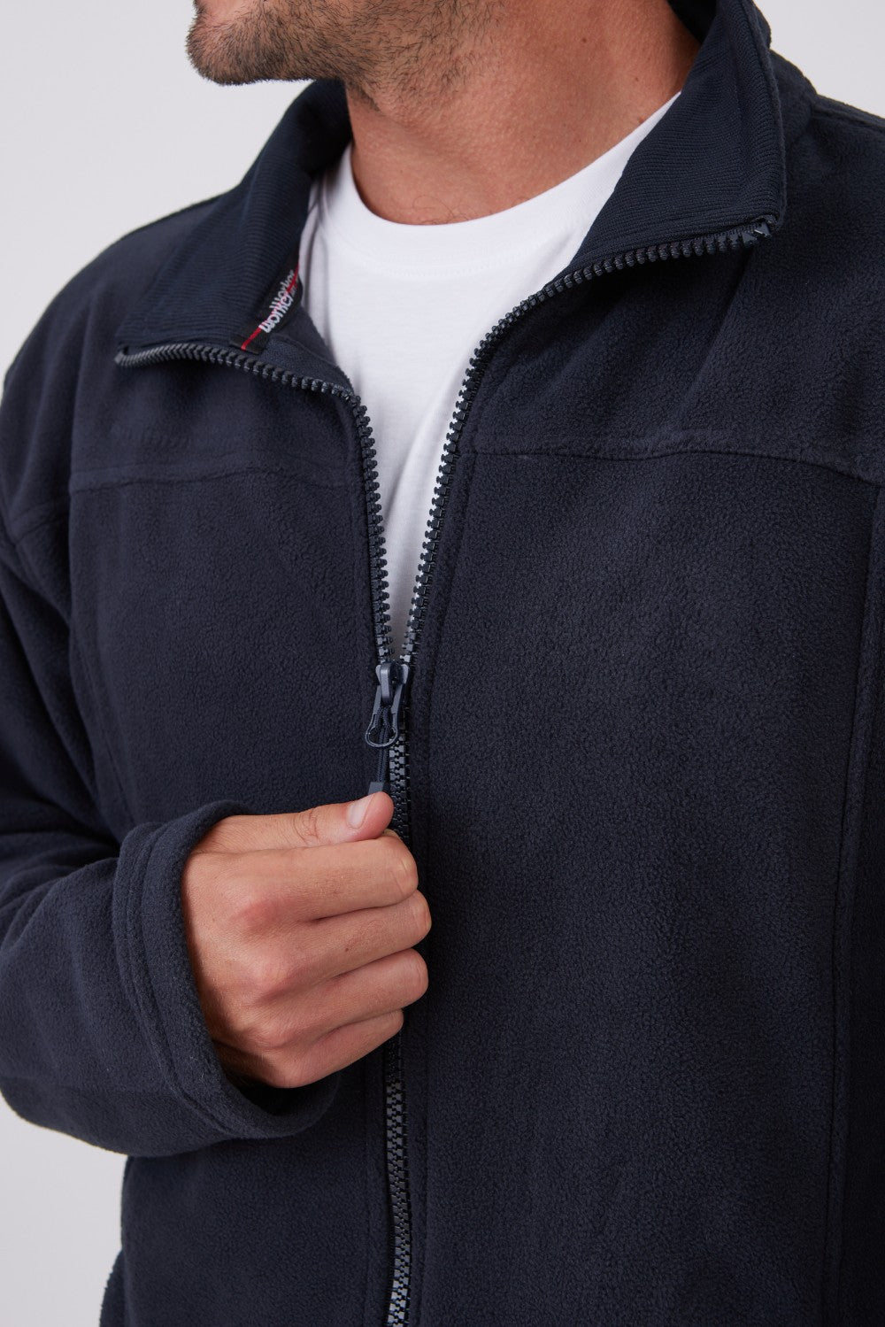 ג'קט פליז - כחול כהה WORKER