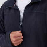 ג'קט פליז - כחול כהה WORKER