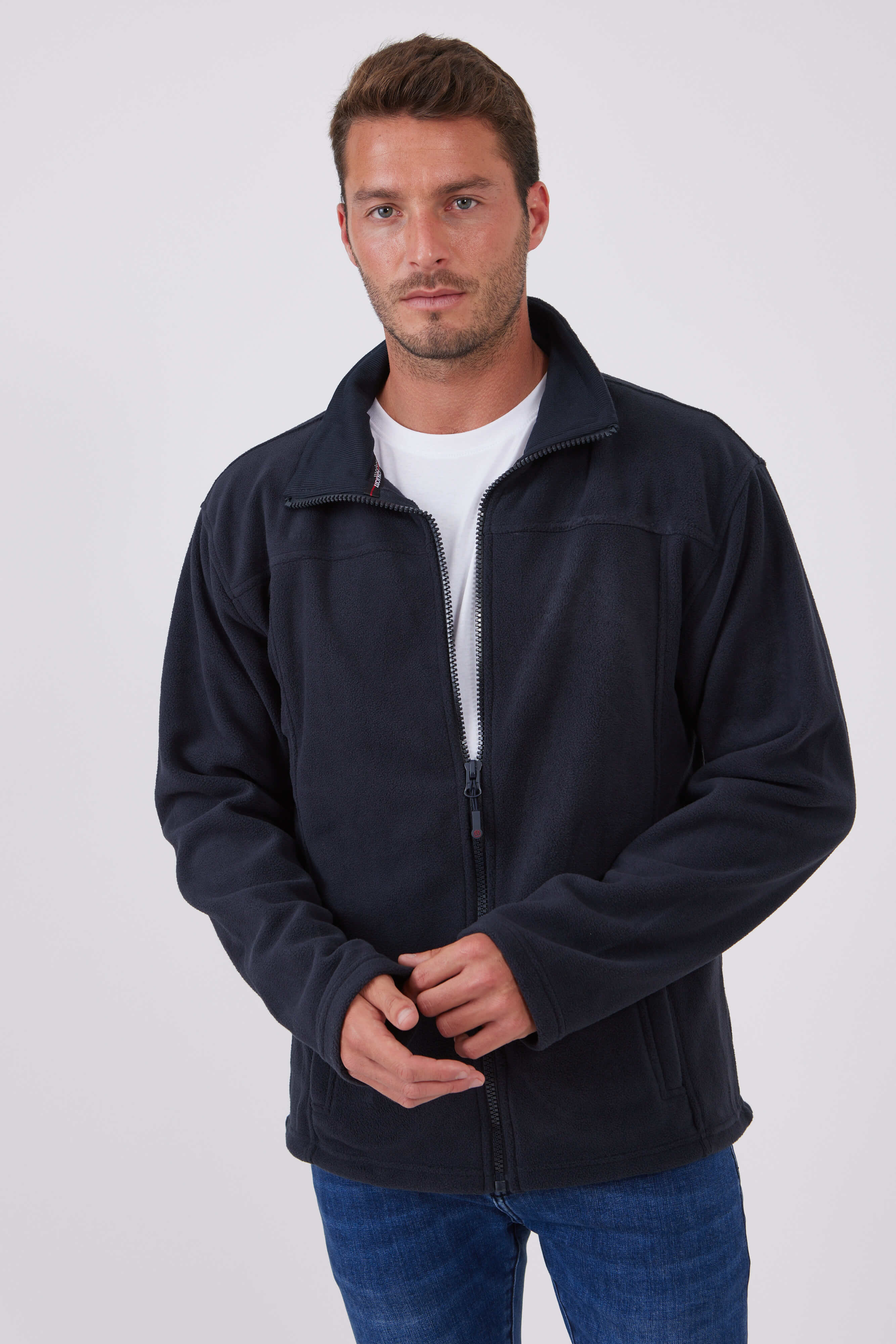 ג'קט פליז - כחול כהה WORKER