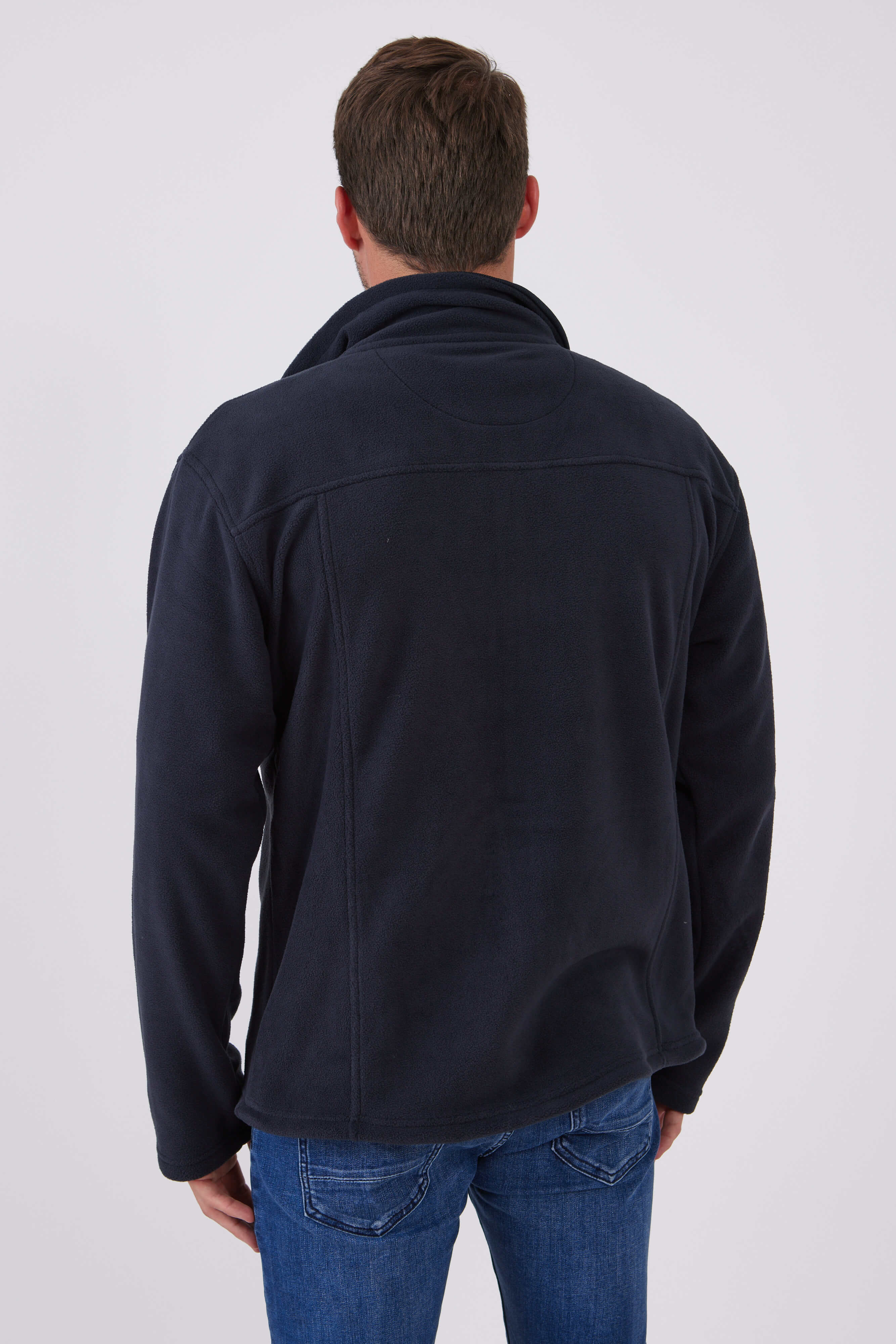 ג'קט פליז - כחול כהה WORKER