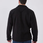 ג'קט פליז - שחור WORKER