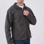 ג'קט פליז - אפור עכבר WORKER