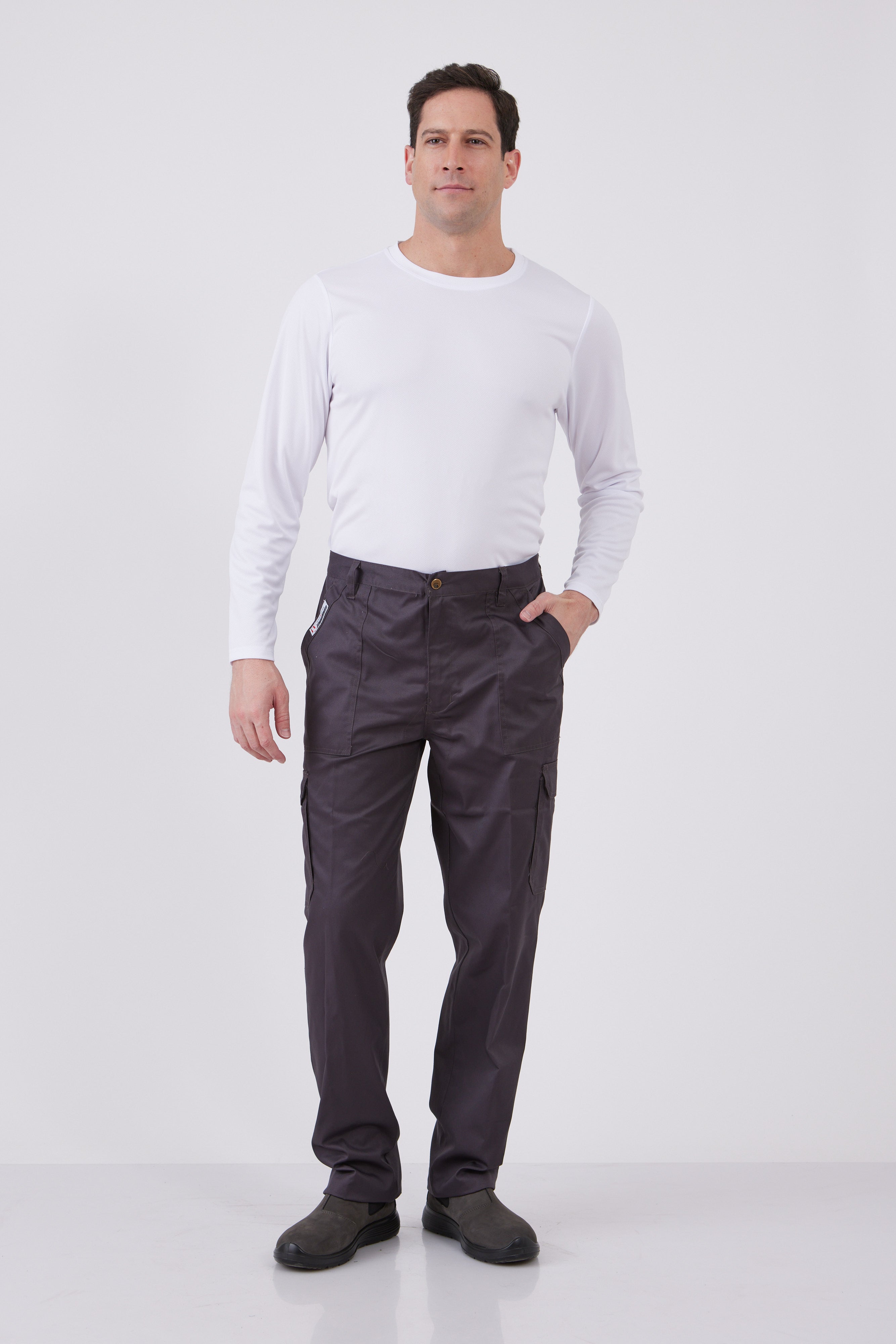 מכנסי דגמ"ח אינדיאני - אפור עכבר WORKER