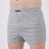 מארז בוקסר 2 יחידות - אפור/שחור - תחתונים בוקסר WORKER