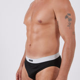 מארז בוקסר 2 יחידות - אפור/שחור WORKER