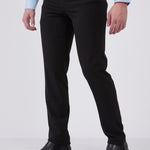 מכנסי אלגנט טרופיקל - שחור WORKER