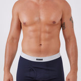 מארז 2 תחתוני בוקסר – שחור/כחול WORKER